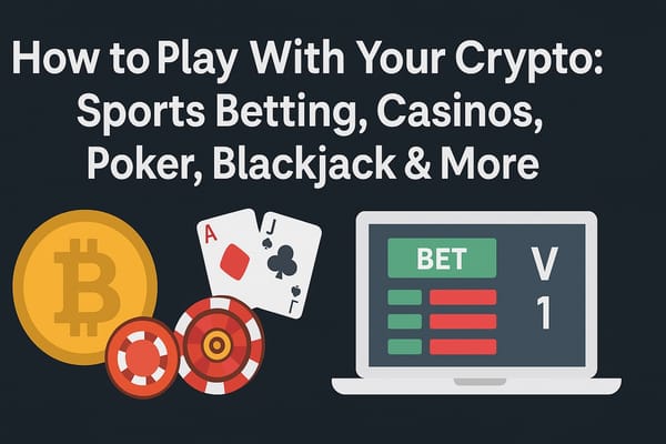 How to Play With Your Crypto: Sports Betting, Casinos, Poker, Blackjack & More